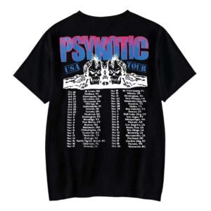 PSYKO USA Tour Skulls Tee