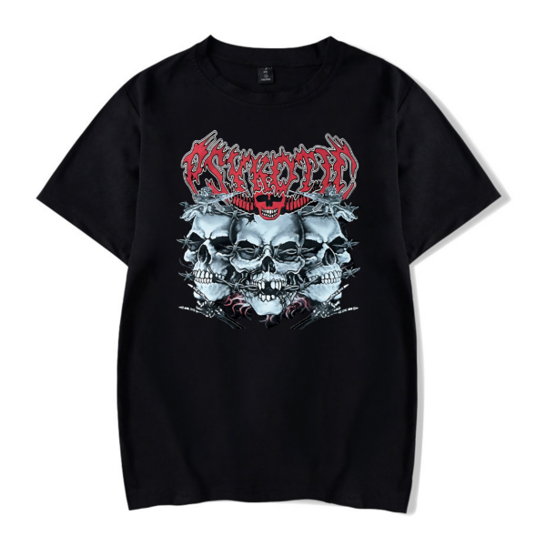 Psykotic Us Tour Skull Tee